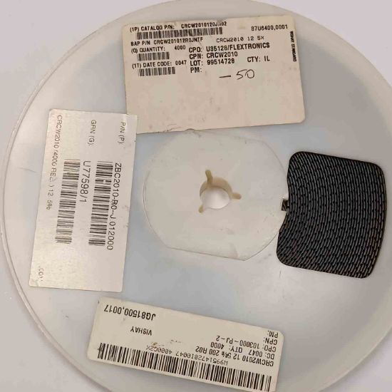 CRCW201012R0JNTF 12R 2010 VISHAY SMD DİRENÇ resmi